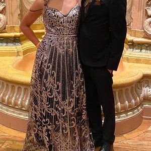 Embellished Masquerade Ball Gown